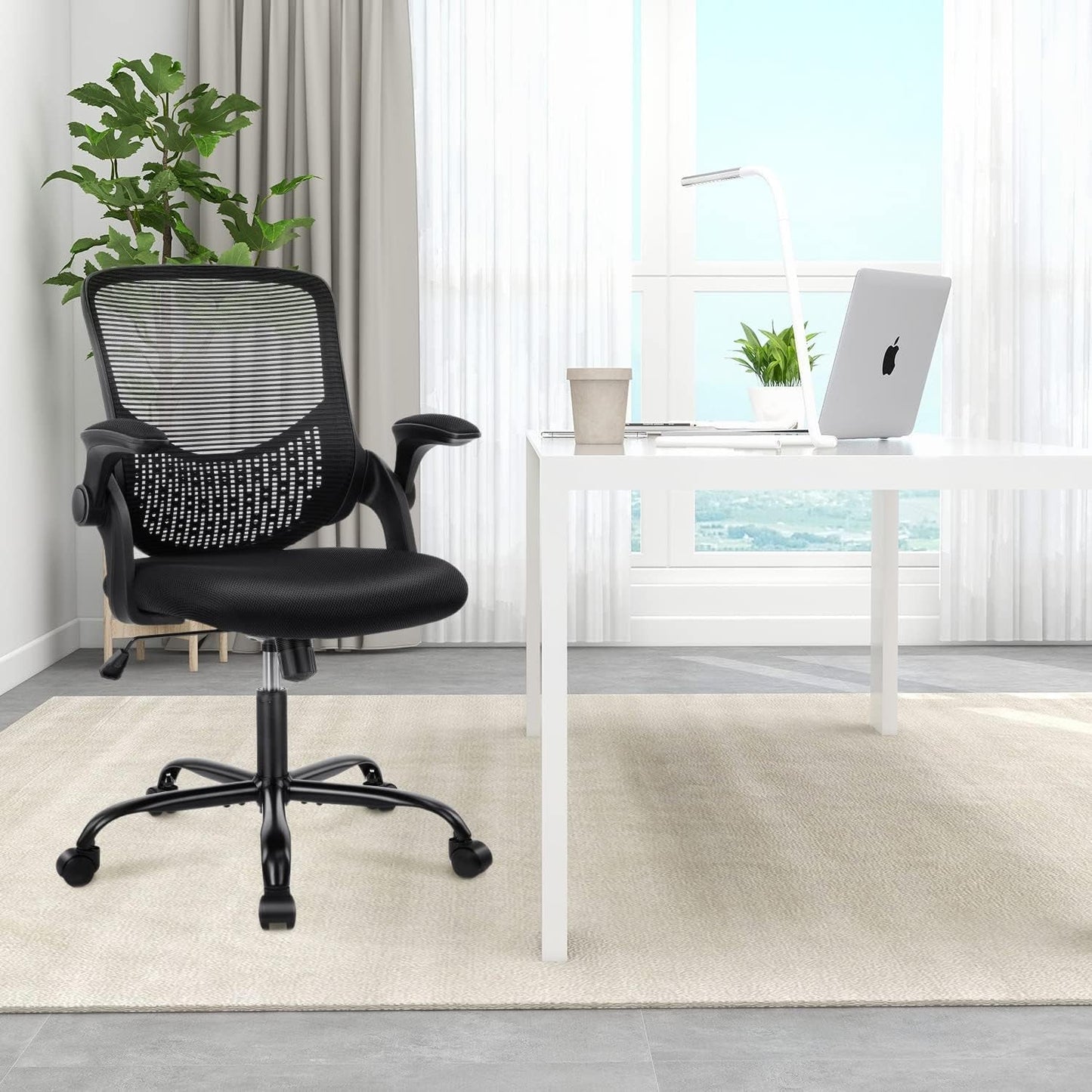 Ergonomic Swivel Task Chair for Home Office-0