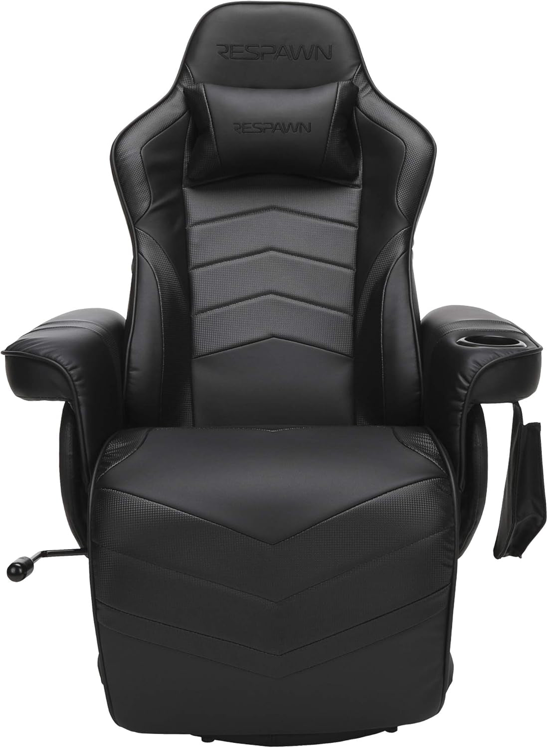 900 Gaming Recliner - Video Games Console Recliner Chair, Computer Recliner, Adjustable Leg Rest and Recline, Recliner with Cupholder, Reclining Gaming Chair with Footrest - Black-3