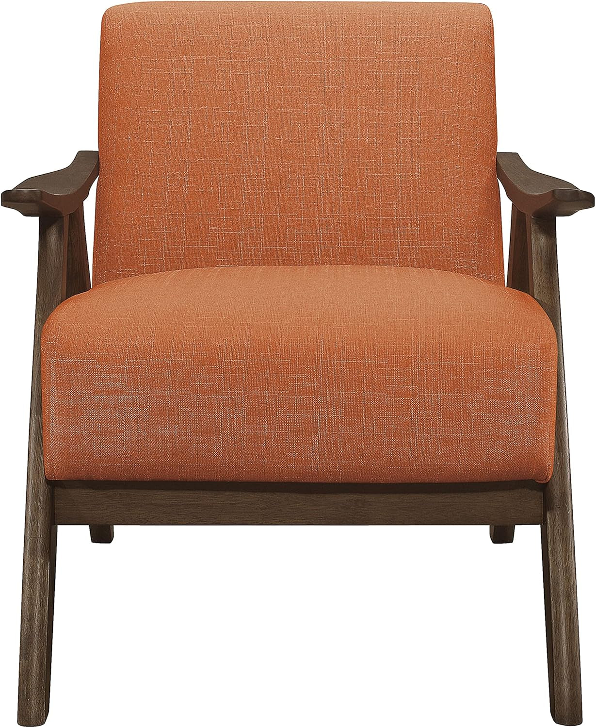 Elle 3-Piece Living Room Set, Orange-4