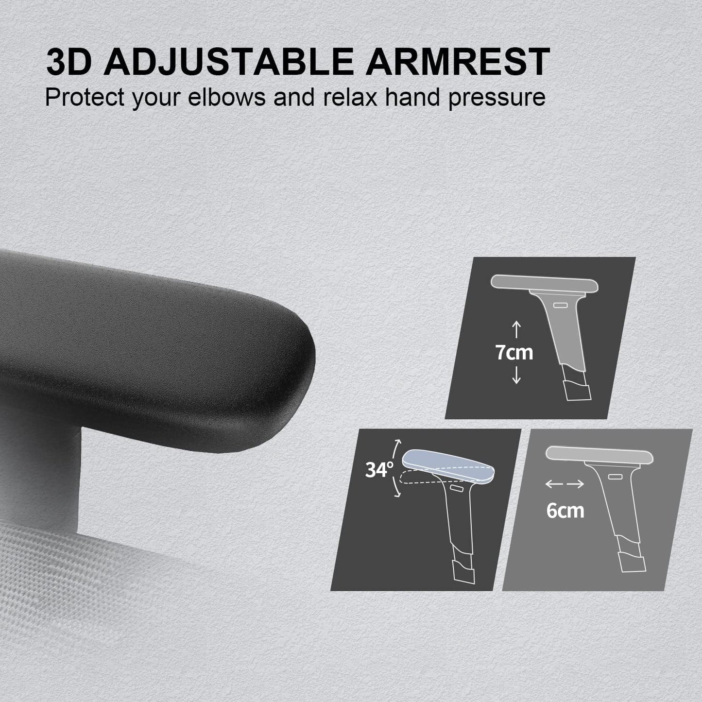 Ergonomic Mesh Office Chair with Adjustable Features-3