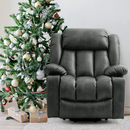 Electric Recliner Chair for Seniors, Grey-1