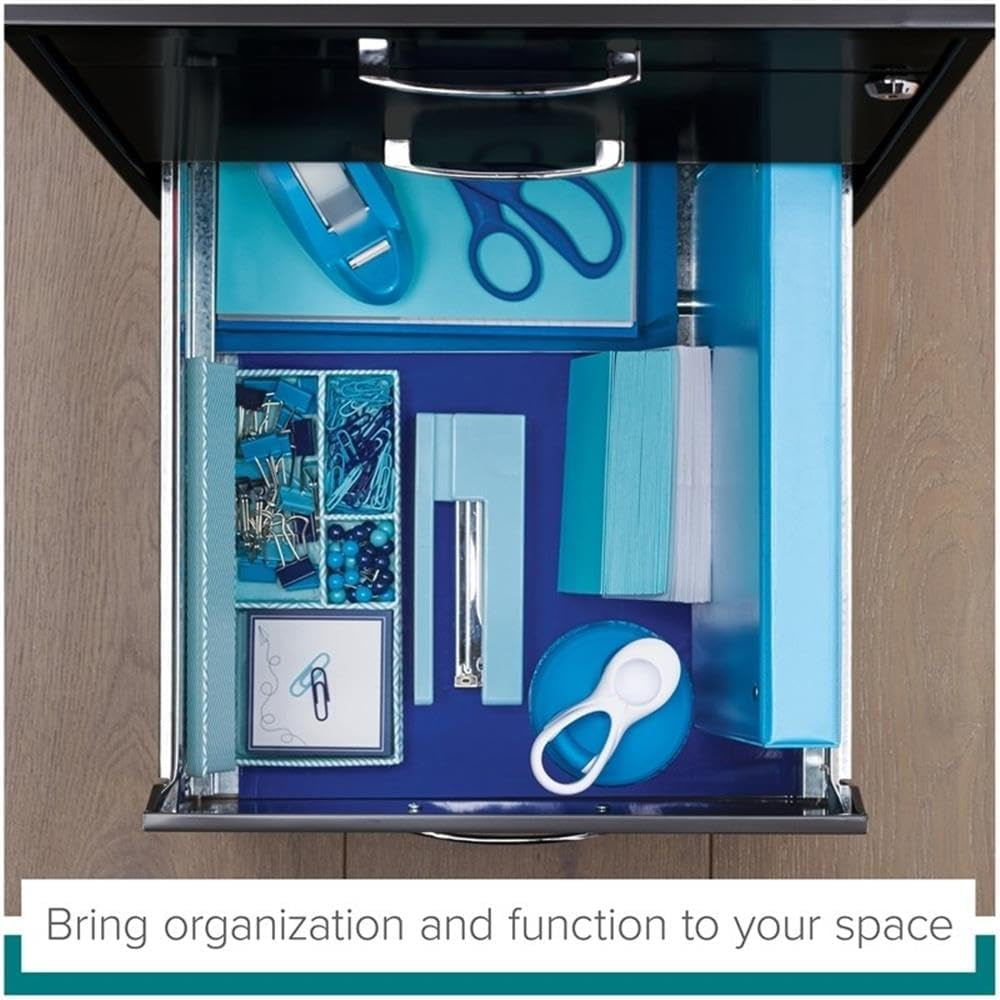 3 Drawers 27.32" Vertical Charcoal Metal Filing Cabinet Lockable Pre-Assembled Stationary Letter Size for Home, Office-2
