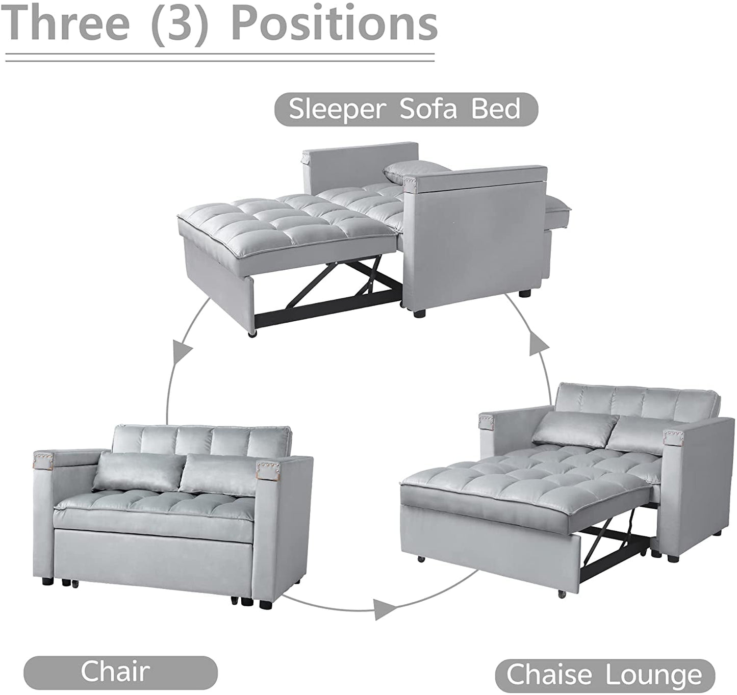 Multi-Functional Sofa Bed with Hidden Table-4