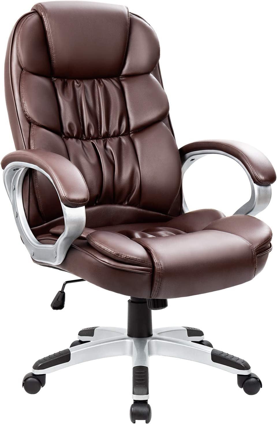 Ergonomic High Back Office Chair with Armrests-1