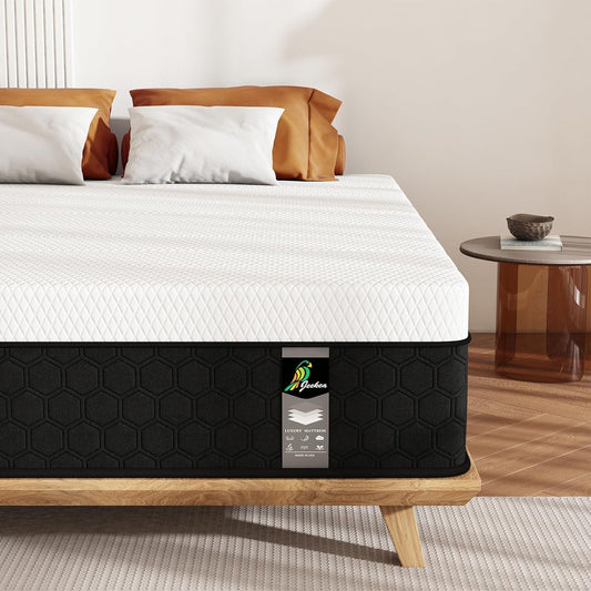 Full Hybrid Mattress, 10 Inch, Medium-Firm, Motion Isolation-1