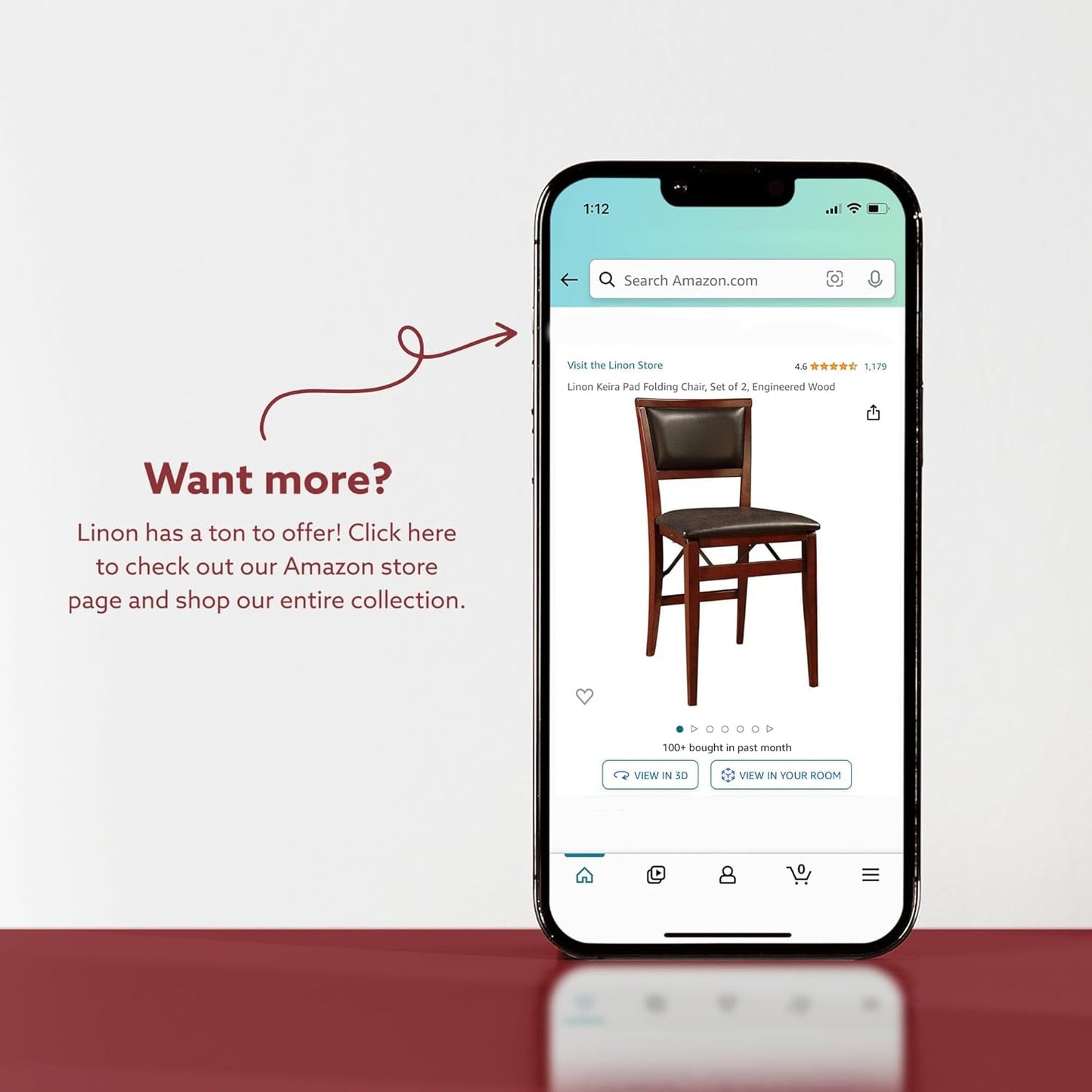 Keira Wooden Folding Chair Upholstered Seat and Back Set of 2, Dining Height, Rustic Natural & Beige-1