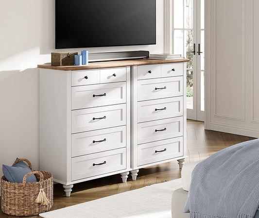 Mid Century 10 Drawer Dresser and TV Stand-1