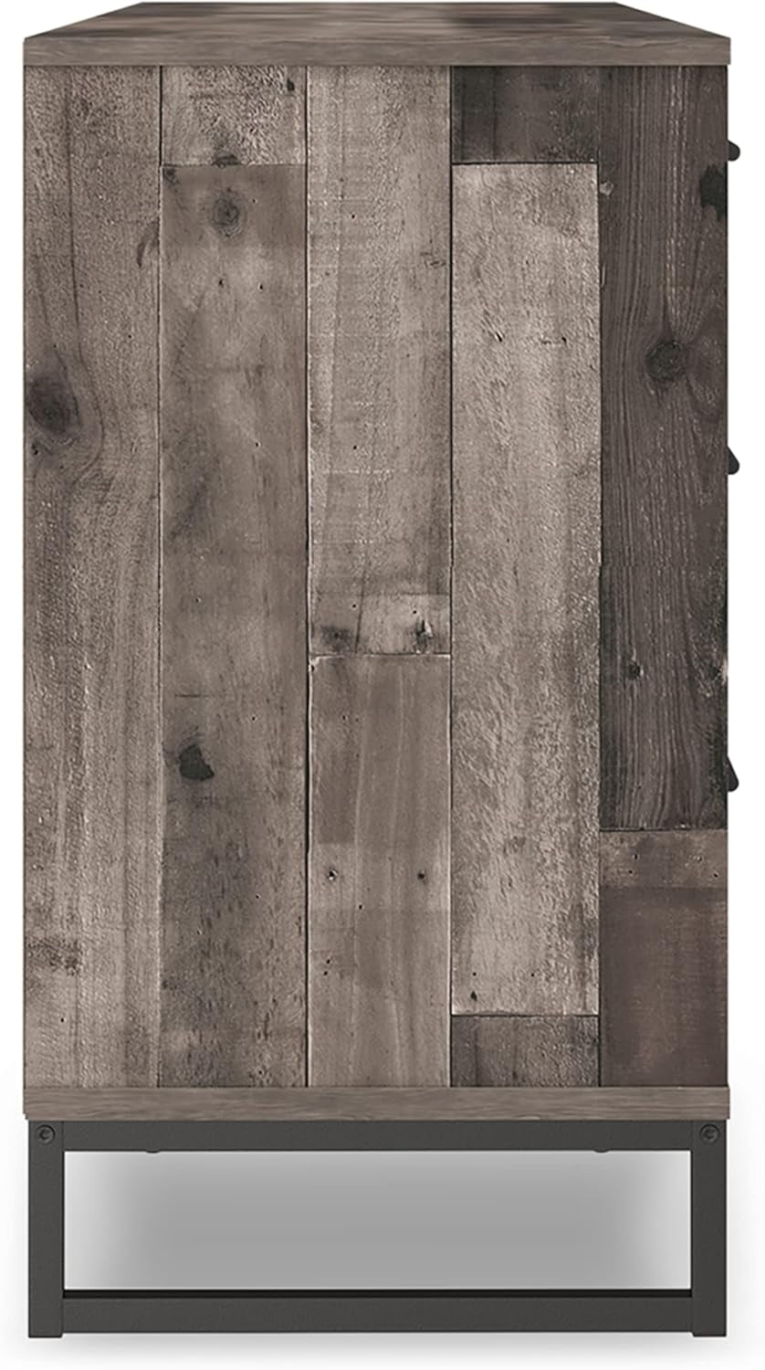 Neilsville 6 Drawer Dresser, Dark Brown-4