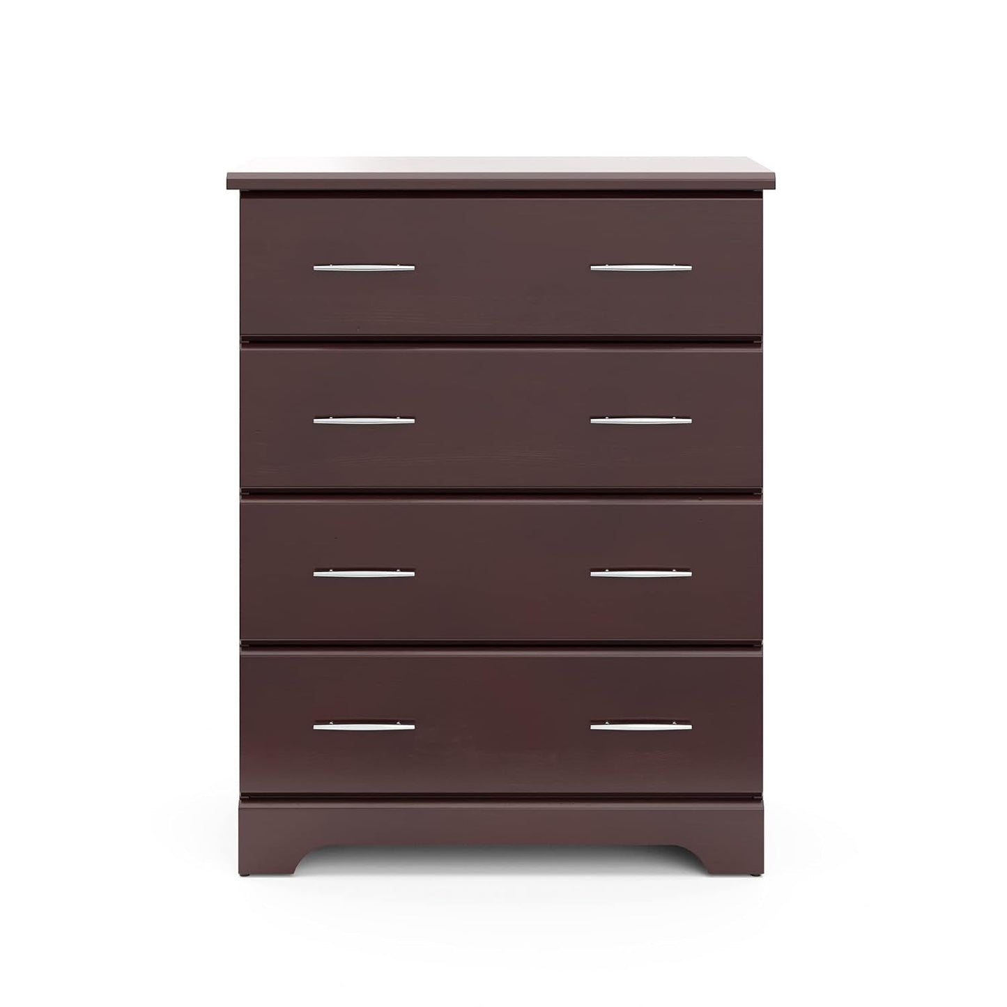 Brookside 4 Drawer Dresser (Espresso) – GREENGUARD Gold Certified, Dresser for Nursery, 4 Drawer Dresser, Kids Dresser, Nursery Dresser Drawer Organizer, Chest of Drawers-4
