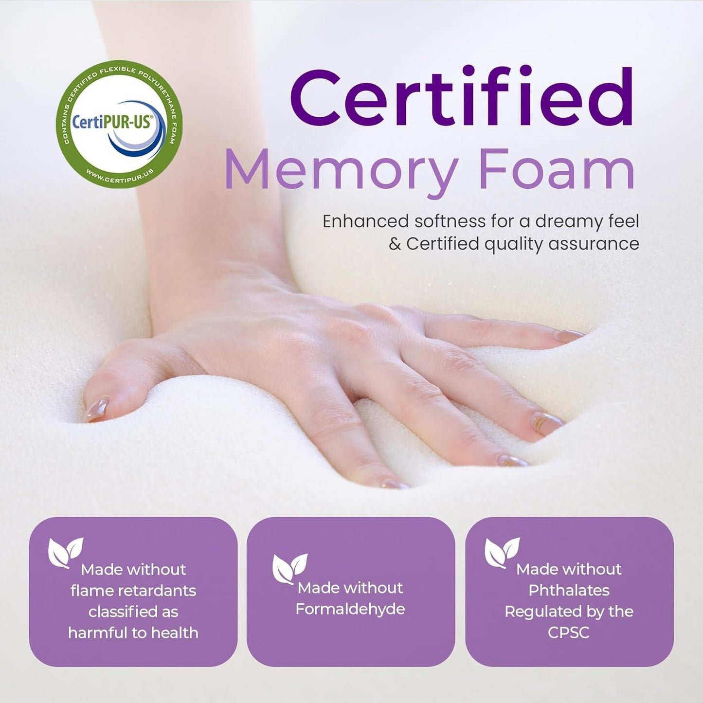 Cooling Gel Memory Foam Mattress, Full Size, 8 Inch-3