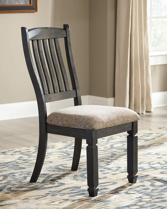 Tyler Creek 20" Dining Room Upholstered Chair, 2 Count, Antique Black-1