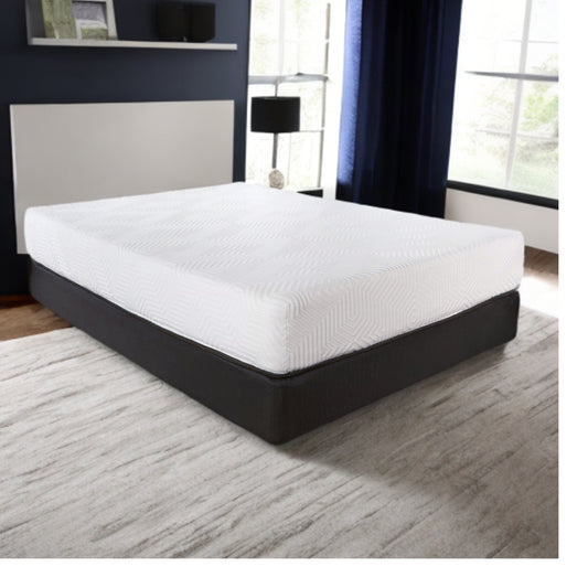 10.5" Hybrid Lux Memory Foam And Wrapped Coil Mattress Twin-1