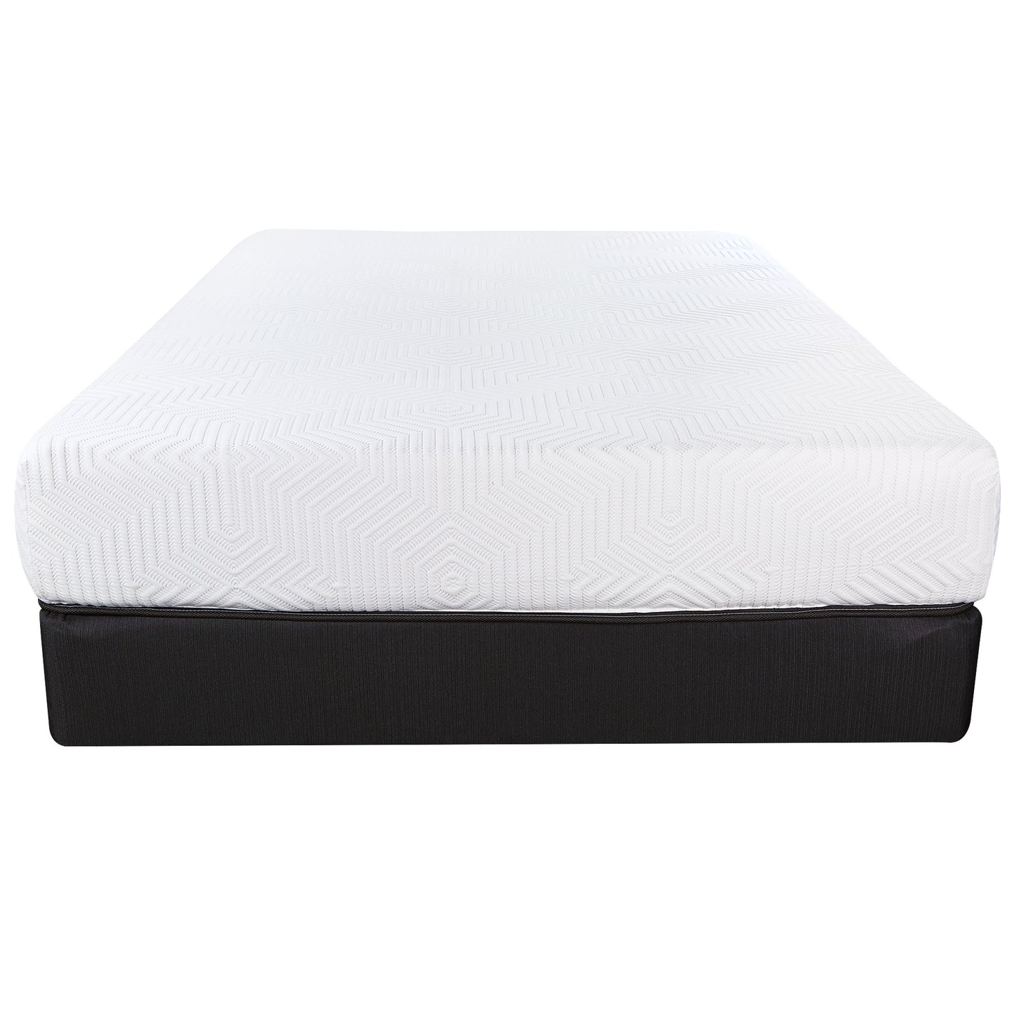 10.5" Hybrid Lux Memory Foam And Wrapped Coil Mattress Twin-2
