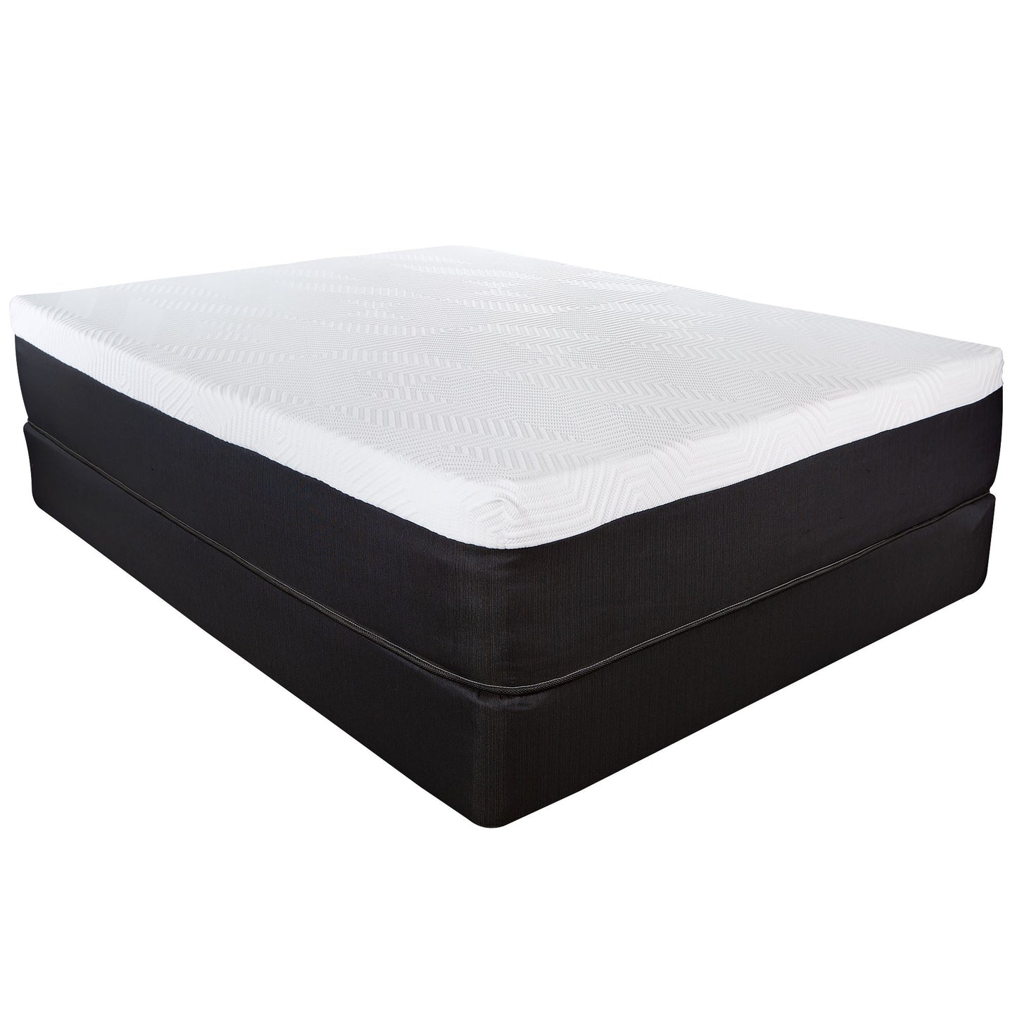 13" Hybrid Lux Memory Foam And Wrapped Coil Mattress Twin-0