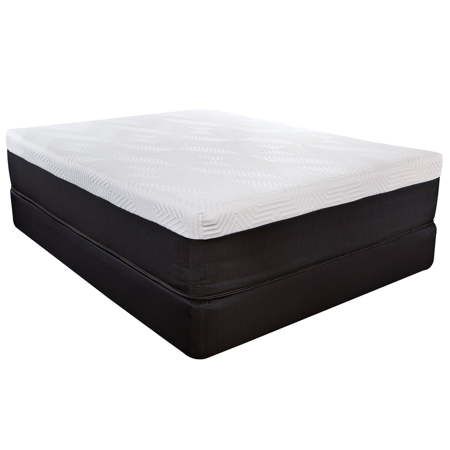 14" Hybrid Lux Memory Foam And Wrapped Coil Mattress Queen-0