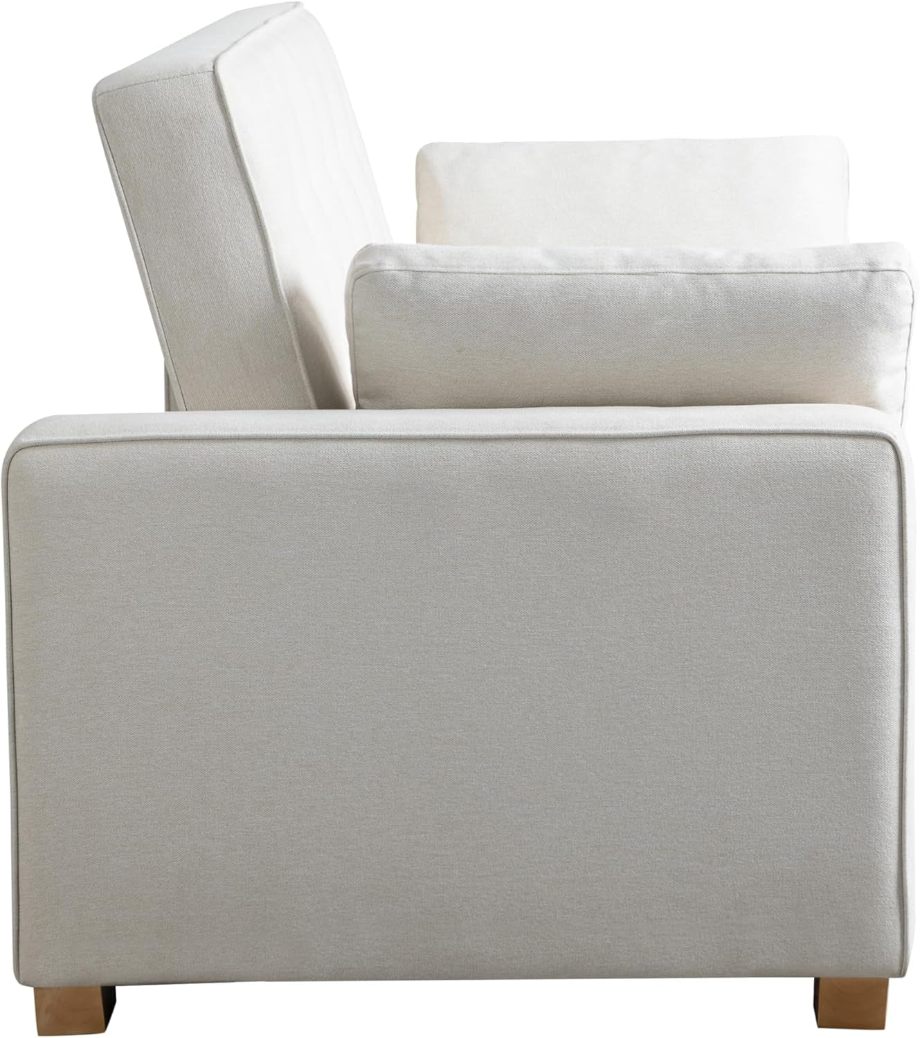 Ainsley Full Size Convertible Loveseat, Oyster-2