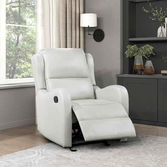 Recliner Chair Living Room Reclining Sofa Chair, Home Theater Seating Modern Recliner, Manual Recliner Sofa Chair for Living Room/Office/Apartment, Glider Recliner, Taupe-1