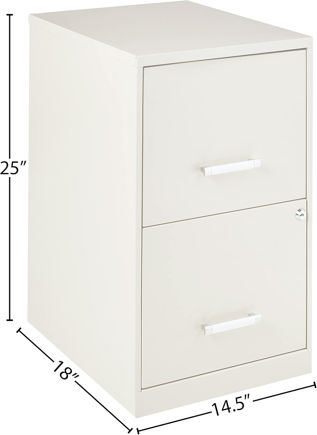 14340 18 Deep 2-Drawer File Cabinet, Putty-2