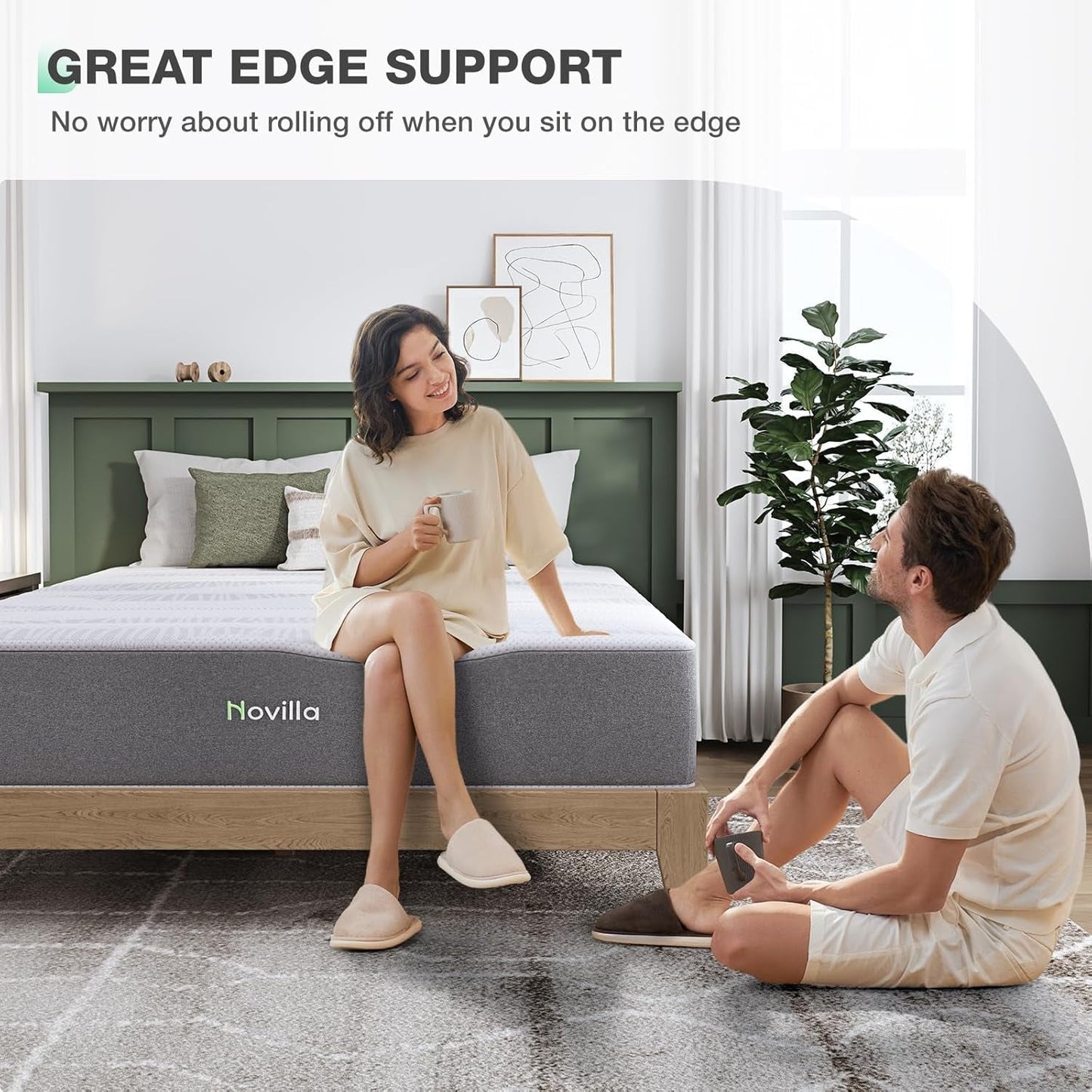 Twin Memory Foam Mattress Medium-Firm, 10", Cooling Gel-4