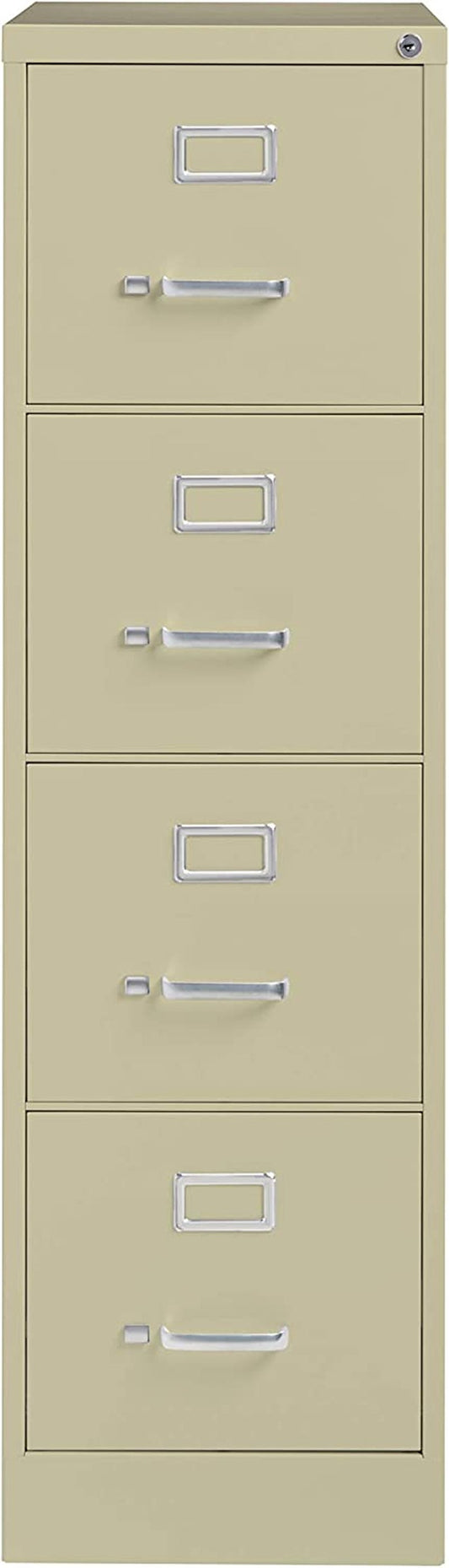 Commercial 4 Drawer Vertical File Cabinet - Putty-1