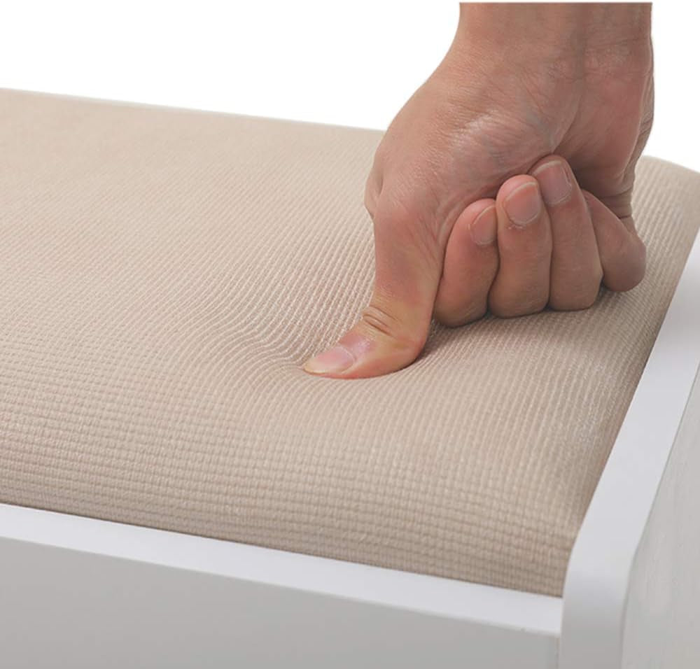 Large Vanity Set with 10 Light Bulbs, 2 Drawers (White)-4