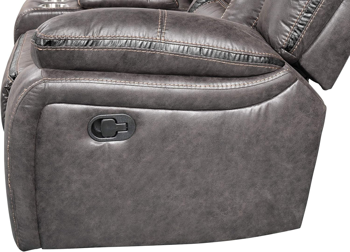 Elkton Manual Motion Recliner, Dark Chesnut-4