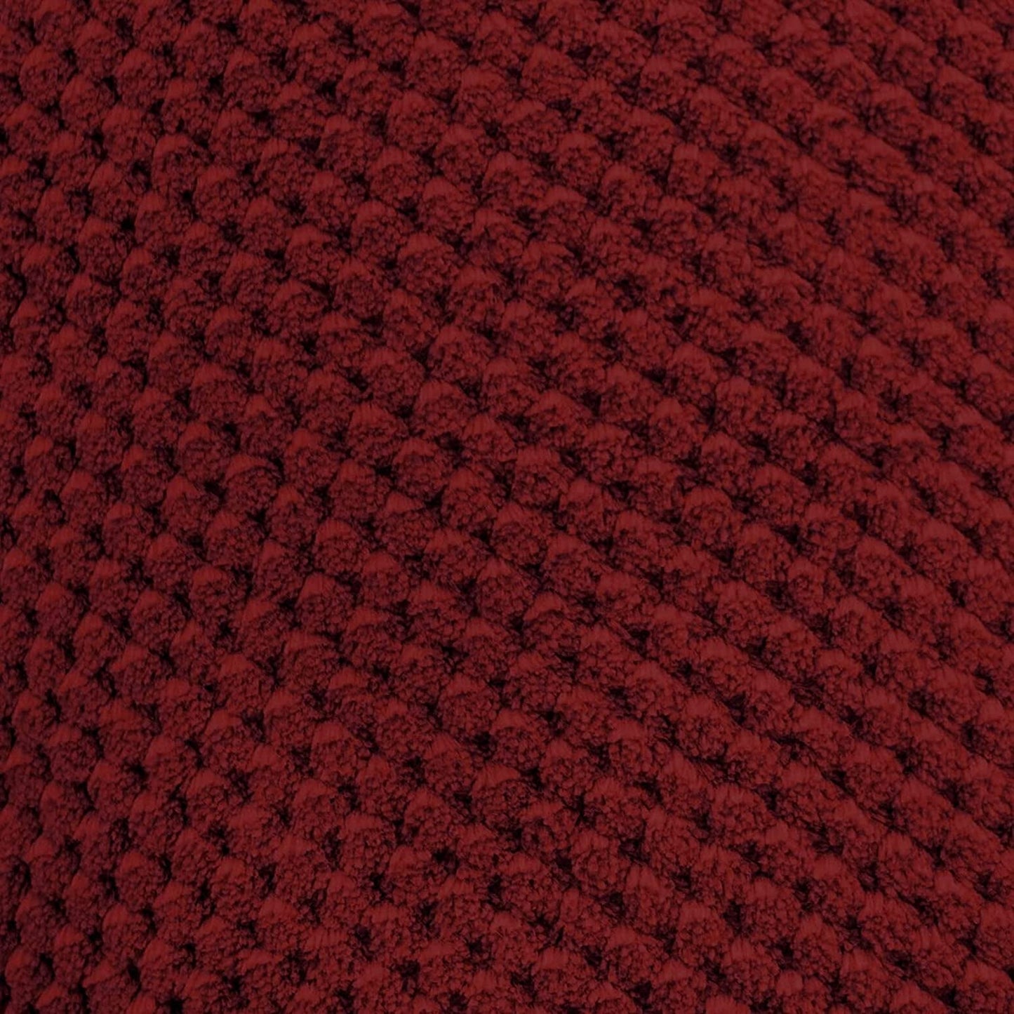 Fabric Electric Power Recliner Chair with Heat and Massage, Burgundy-1