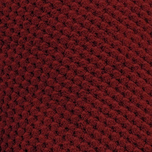 Fabric Electric Power Recliner Chair with Heat and Massage, Burgundy-1