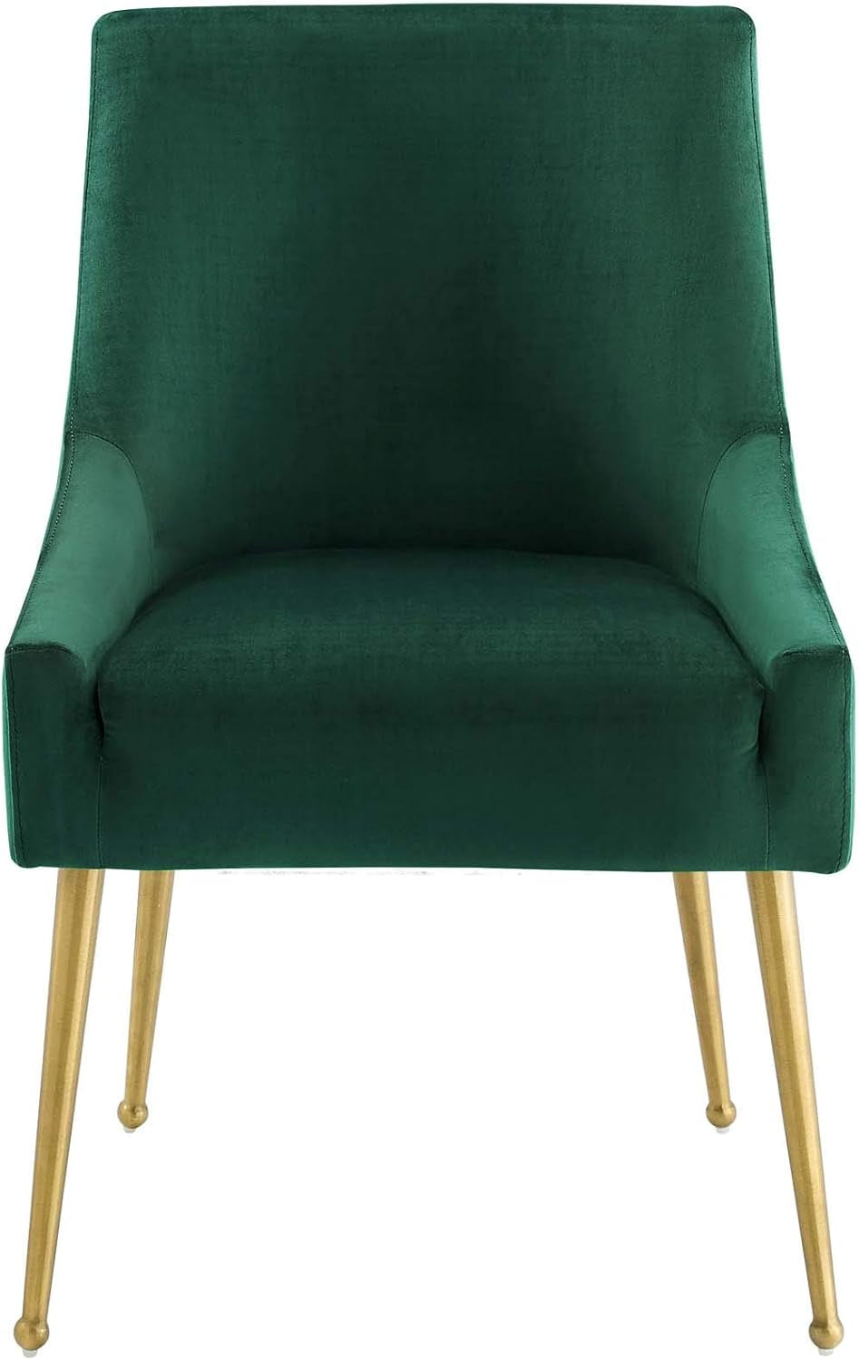 Discern Upholstered Performance Velvet Dining Chair, Green-4
