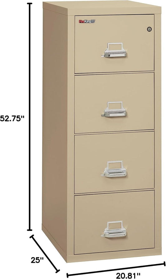 Parchment 4 Drawer Fire Safe Legal File-1
