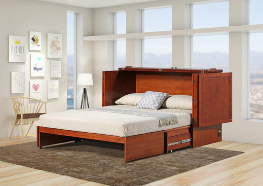 Paradiseo Murphy Cabinet Chest Bed with Charging Station-1
