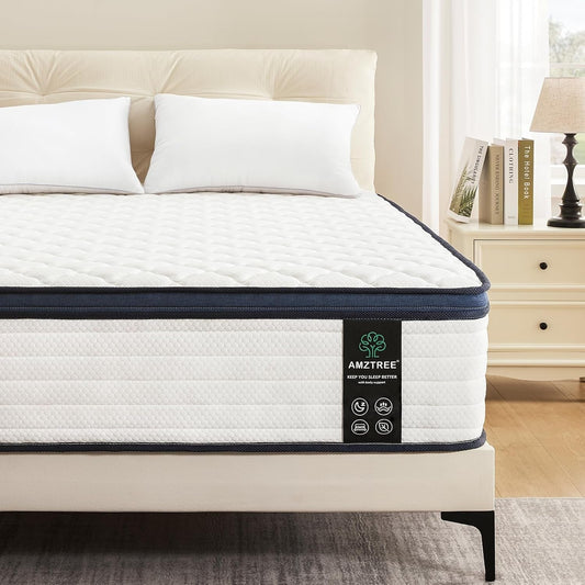 Queen Hybrid Mattress Medium-Firm, 12", CertiPUR-US Certified-1