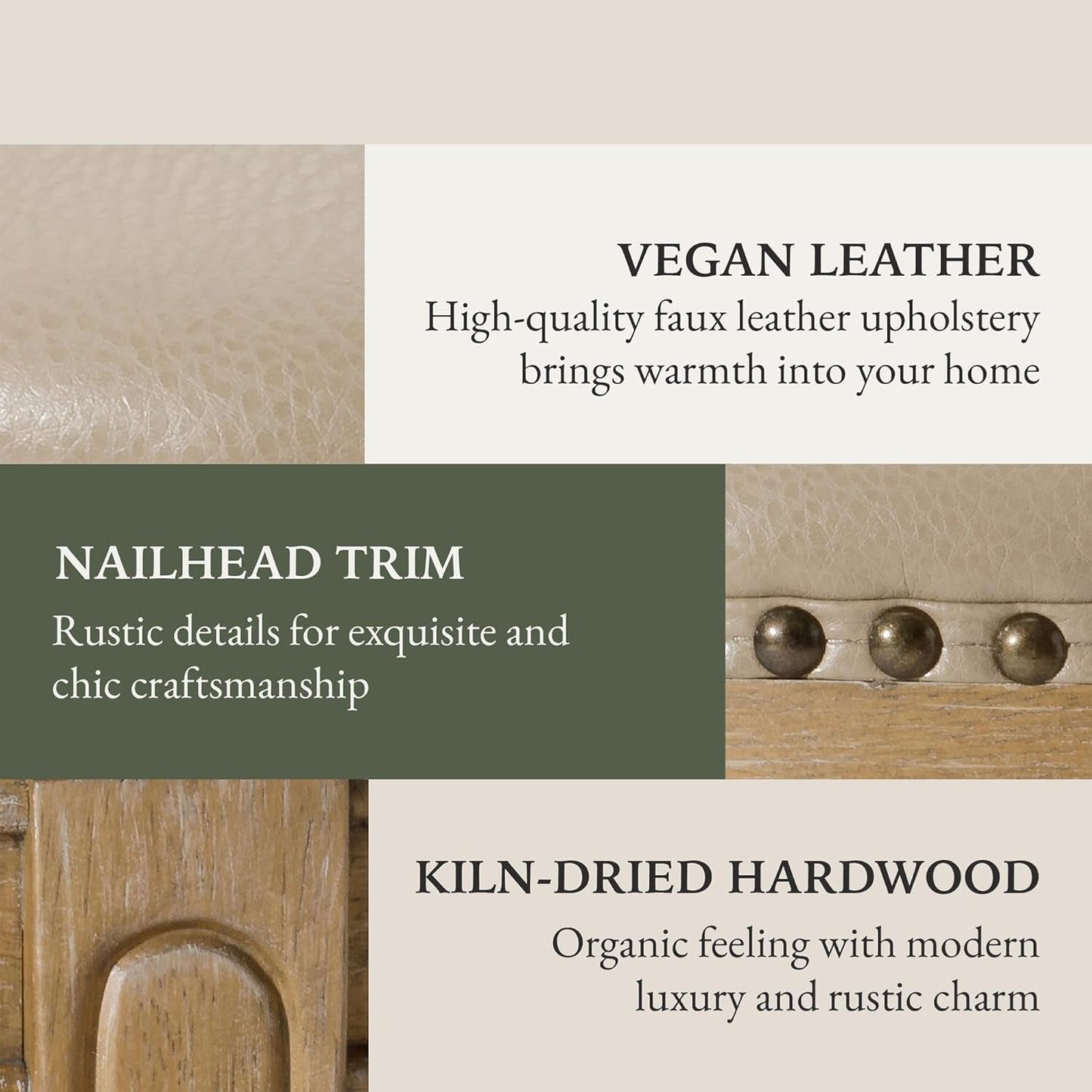 Alexander 31 Inch Tall Bar Height Rotating Low Back Barstool in Weathered Oak Finish with Avanti Bone Vegan Leather Seat, Set of 2-4