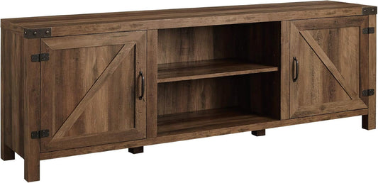 Rustic Oak TV Stand for 70/80 Inch TVs-1