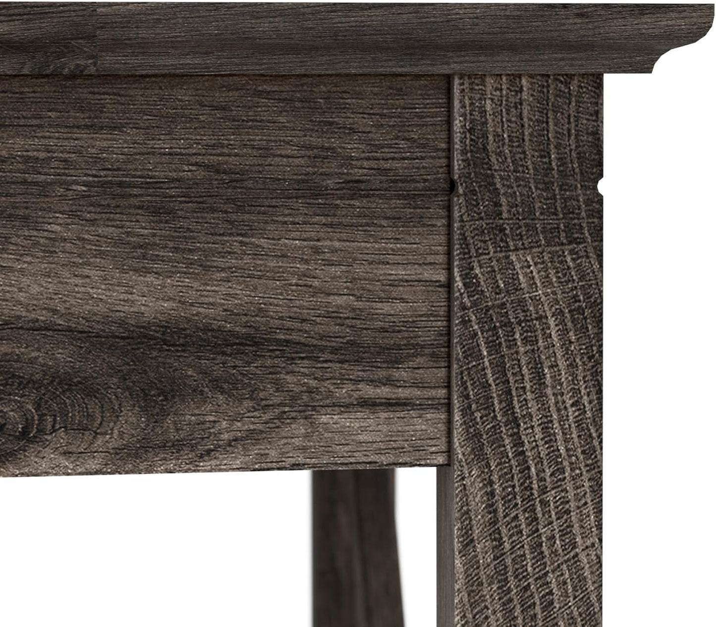 Bush Furniture Key West L Shaped Desk, 60-Inch Modern Farmhouse Writing Desk for Home Office-3