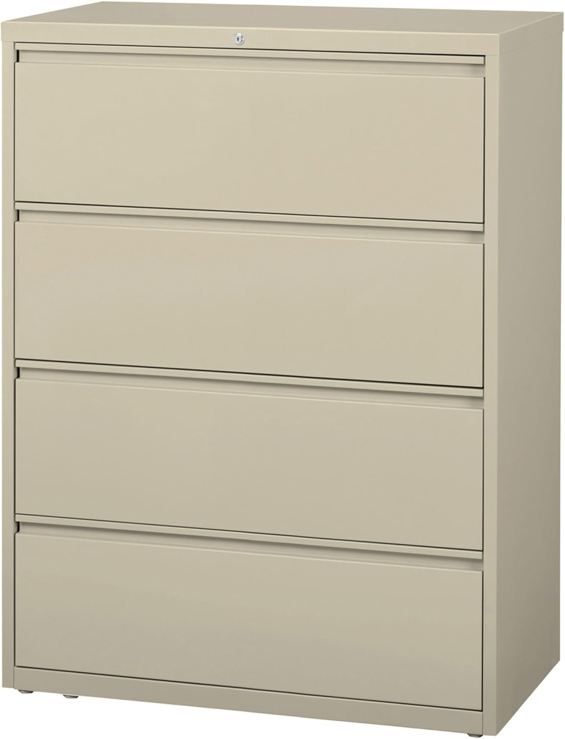 4-Drawer Lateral File, 42 by 18-5/8 by 52-1/2-Inch, Putty-3