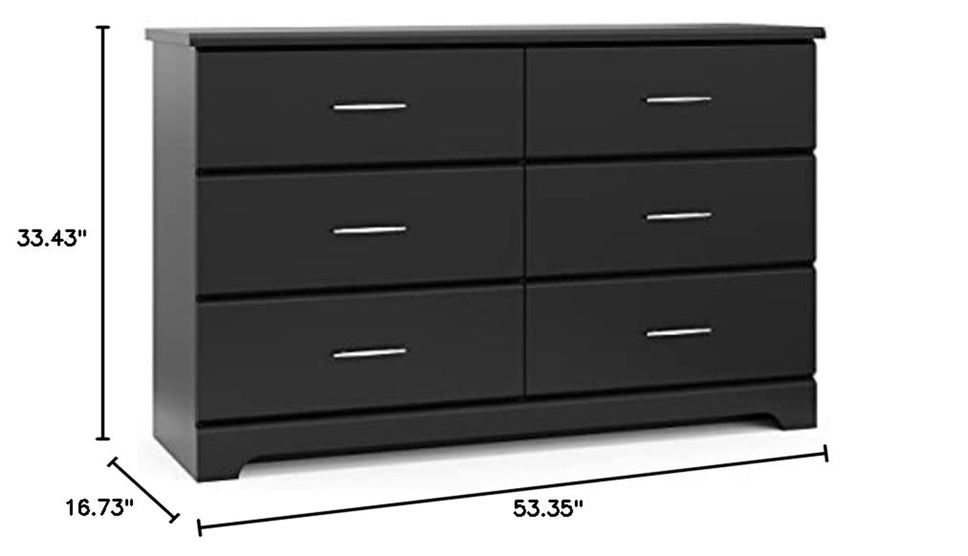 Storkcraft Brookside 6 Drawer Double Dresser-1