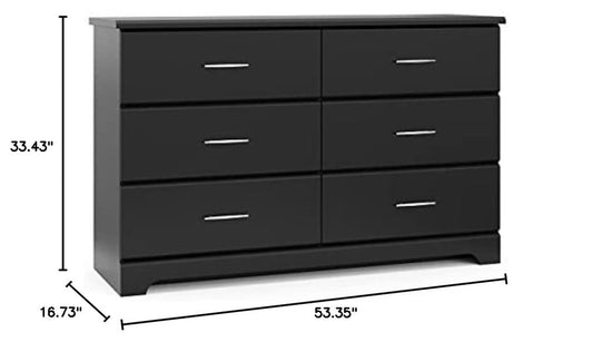 Storkcraft Brookside 6 Drawer Double Dresser-1