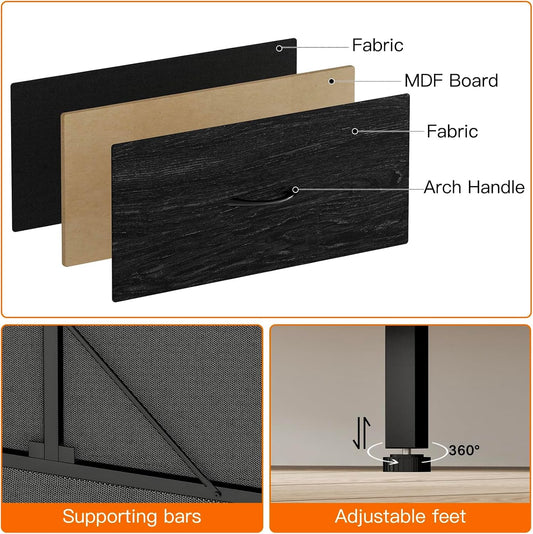 Black Dresser with 16 Drawers-1