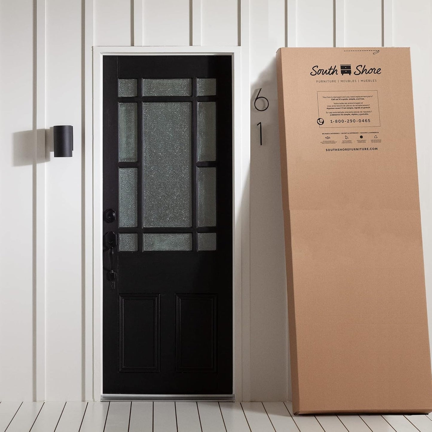 Axess 5-Shelf Narrow Bookcase, Pure Black, 7270758-4