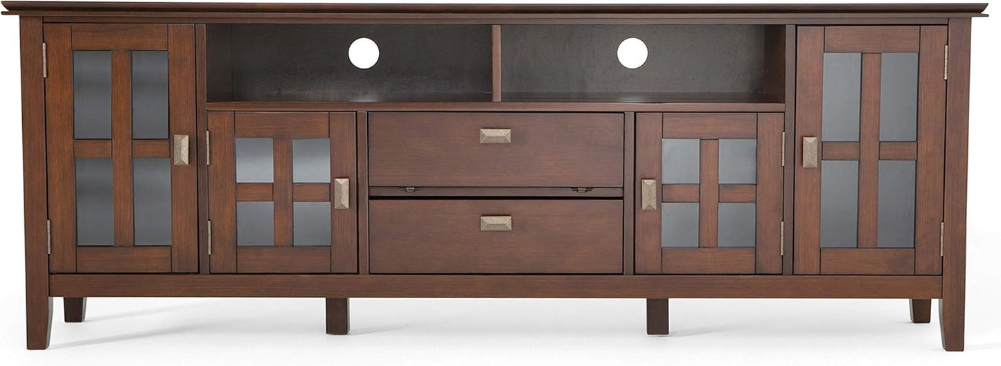 72" Solid Wood TV Stand for 80" TVs-4