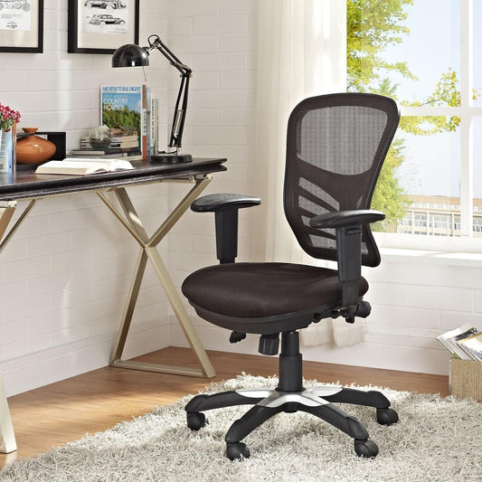Articulate Ergonomic Mesh Office Chair in Brown-1