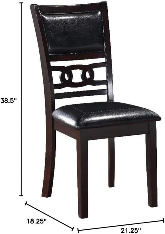 Gia Dining Chairs, Set of 2, Ebony-1