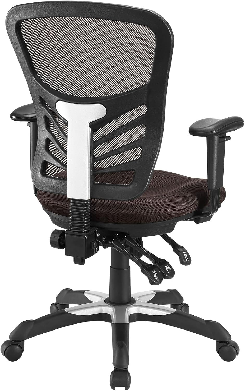 Articulate Ergonomic Mesh Office Chair in Brown-4