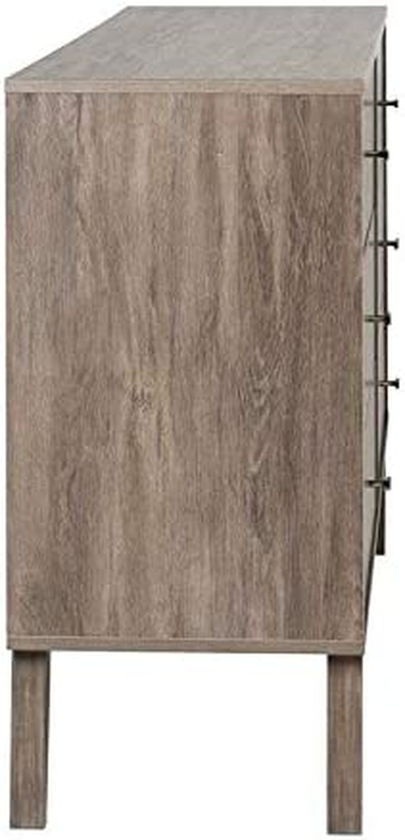 Mid-Century 6-Drawer Dresser, Drifted Gray-4