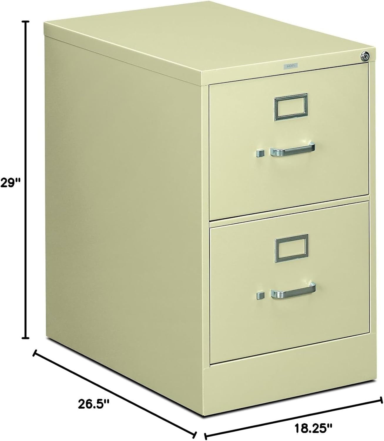 312CPL 312CPL 310 Series 26-1/2-Inch 2-Drawer Full-Suspension Legal File, Putty-1