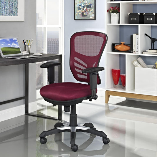 Articulate Ergonomic Mesh Office Chair in Red-1