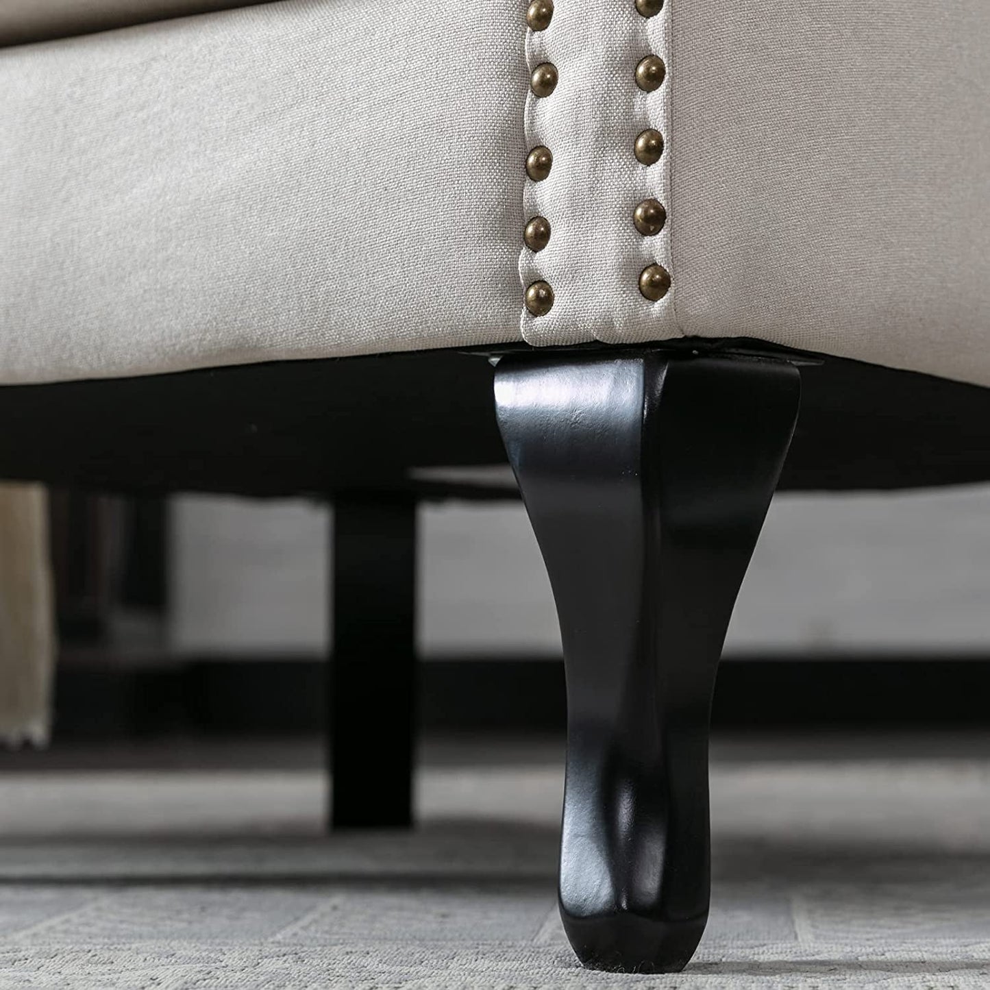 2 Comfy Mid-Century Modern Accent Chairs Set-1