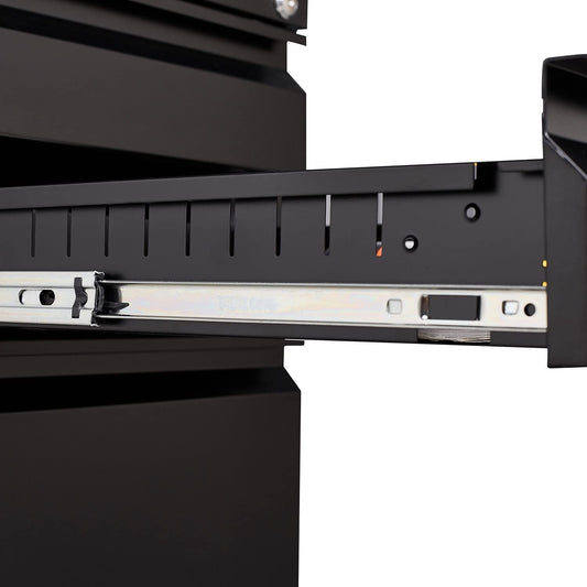 Mobile File Cabinet with Lock and Wheels-1