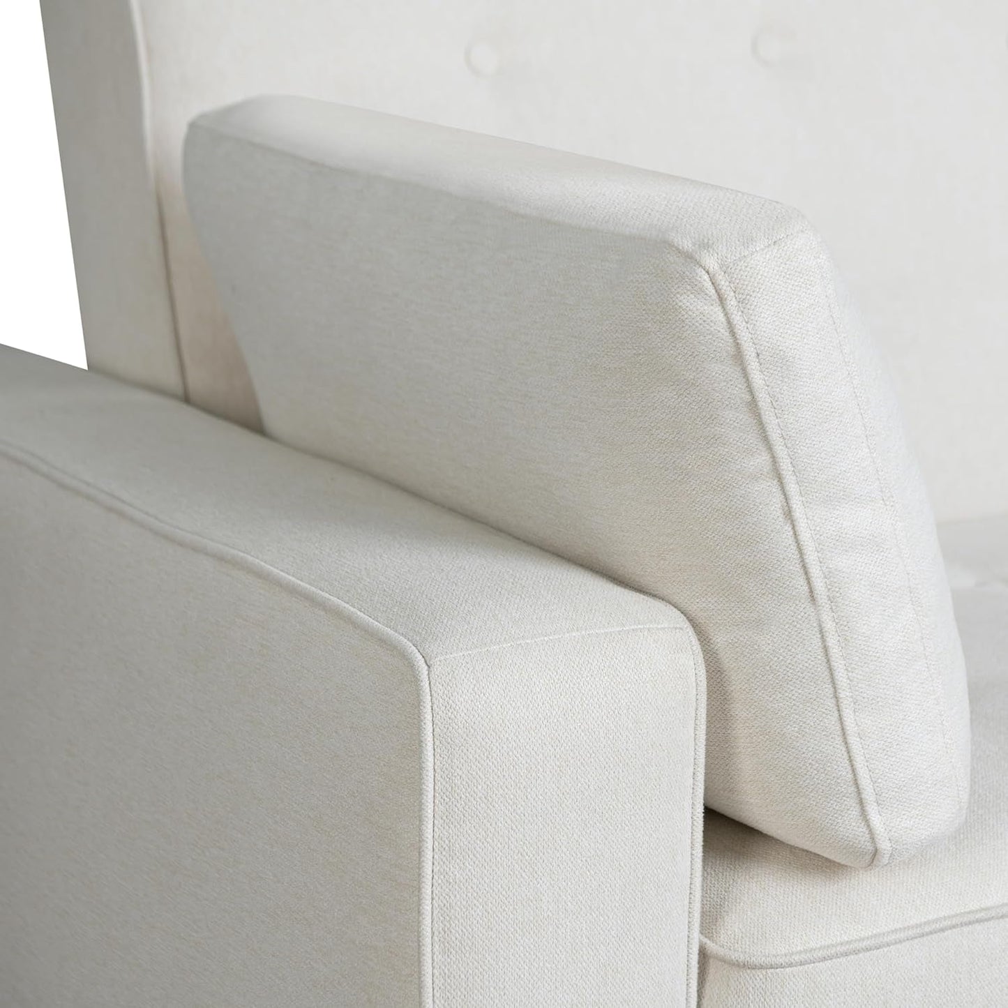 Ainsley Full Size Convertible Loveseat, Oyster-4
